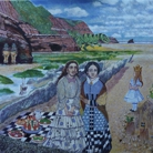 Artwork title: Pre Raphaelite Picnic at Orcombe Point