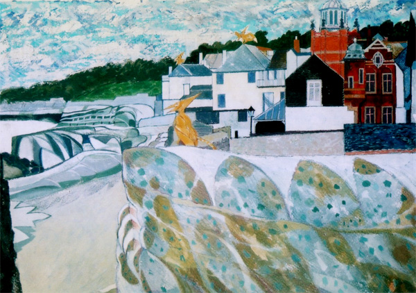 Artwork title: A view of Lyme Regis