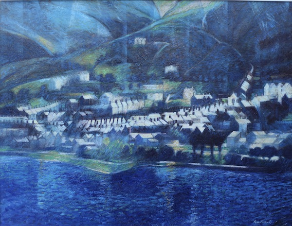 Artwork title: Slate Town, After the Rain