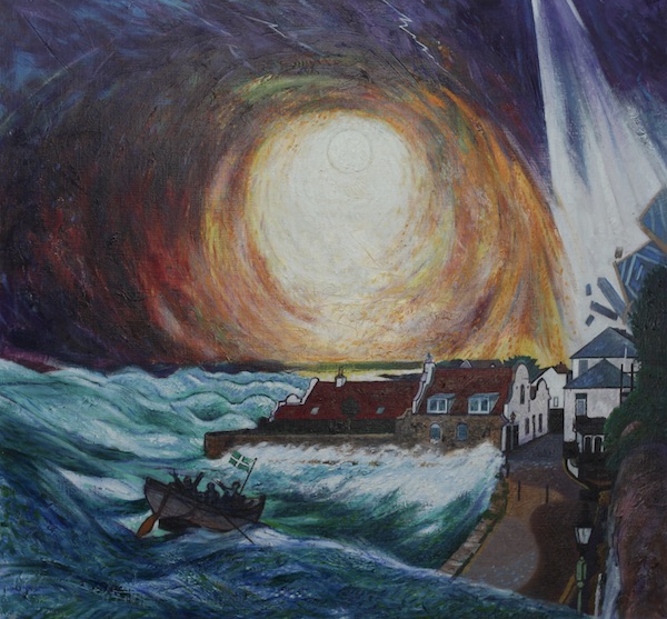 Artwork title: So Spake the Lord and Behold for Great was the Deluge Which Befell Topsham
