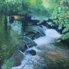 Artwork title: The River, at Cothay Manor