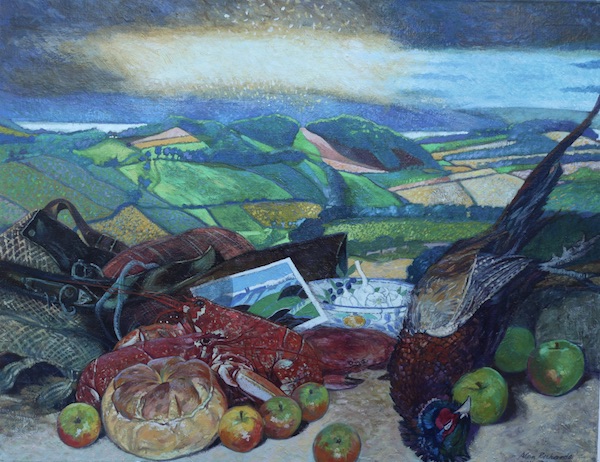 Artwork title: The River Exe from Dunchideock