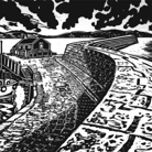 Artwork title: Approaching South Westerly - The Cob, Lyme Regis