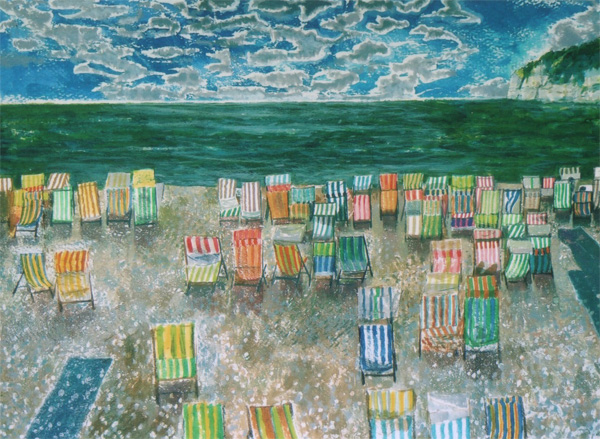 Artwork title: Facing the Sea