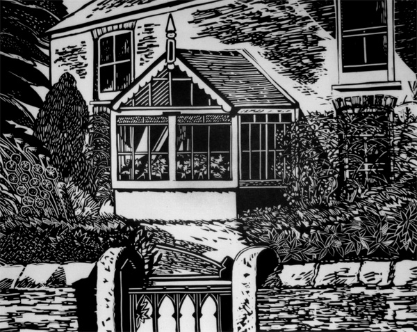 Artwork title: My Cornish Grandfather's House