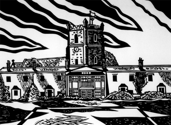 Artwork title: Sidmouth Church I
