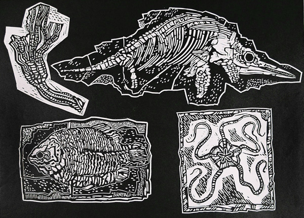 Artwork title: Fossils II