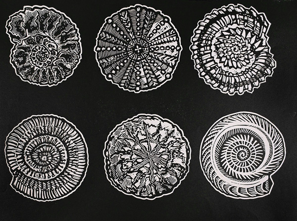 Artwork title: Fossils I
