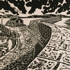 Artwork title: Approaching Storm, The Cobb, Lyme Regis