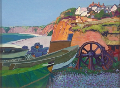 Artwork title: Budleigh Salterton - A Year (1/6)