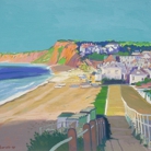 Artwork title: Budleigh Salterton - A Year (2/6)