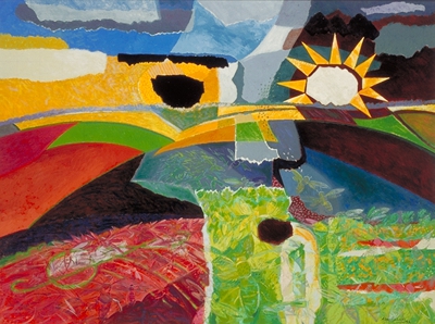 Artwork title: Landscape for the Dancing Bees