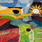 Artwork title: Landscape for the Dancing Bees