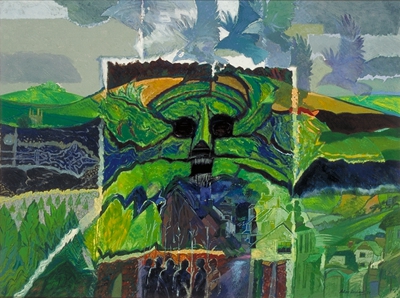 Artwork title: Landscape for the Greenman