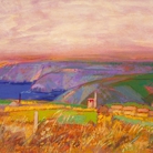 Artwork title: Late Afternoon, Trevaunance Cove, Cornwall